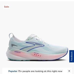 BROOKS glycerin GTS 22 women's running sneaker.